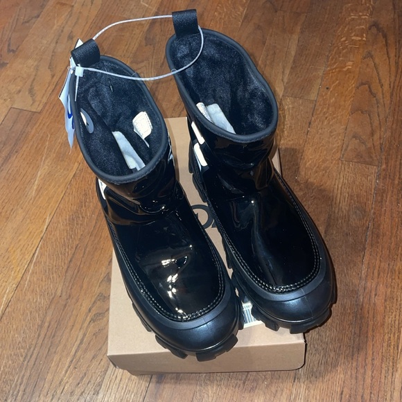 •UGG•NWT UGG WOMAN'S CLASSIC BLACK BRELLAH MINI BOOT SIZE 7 - Picture 7 of 12